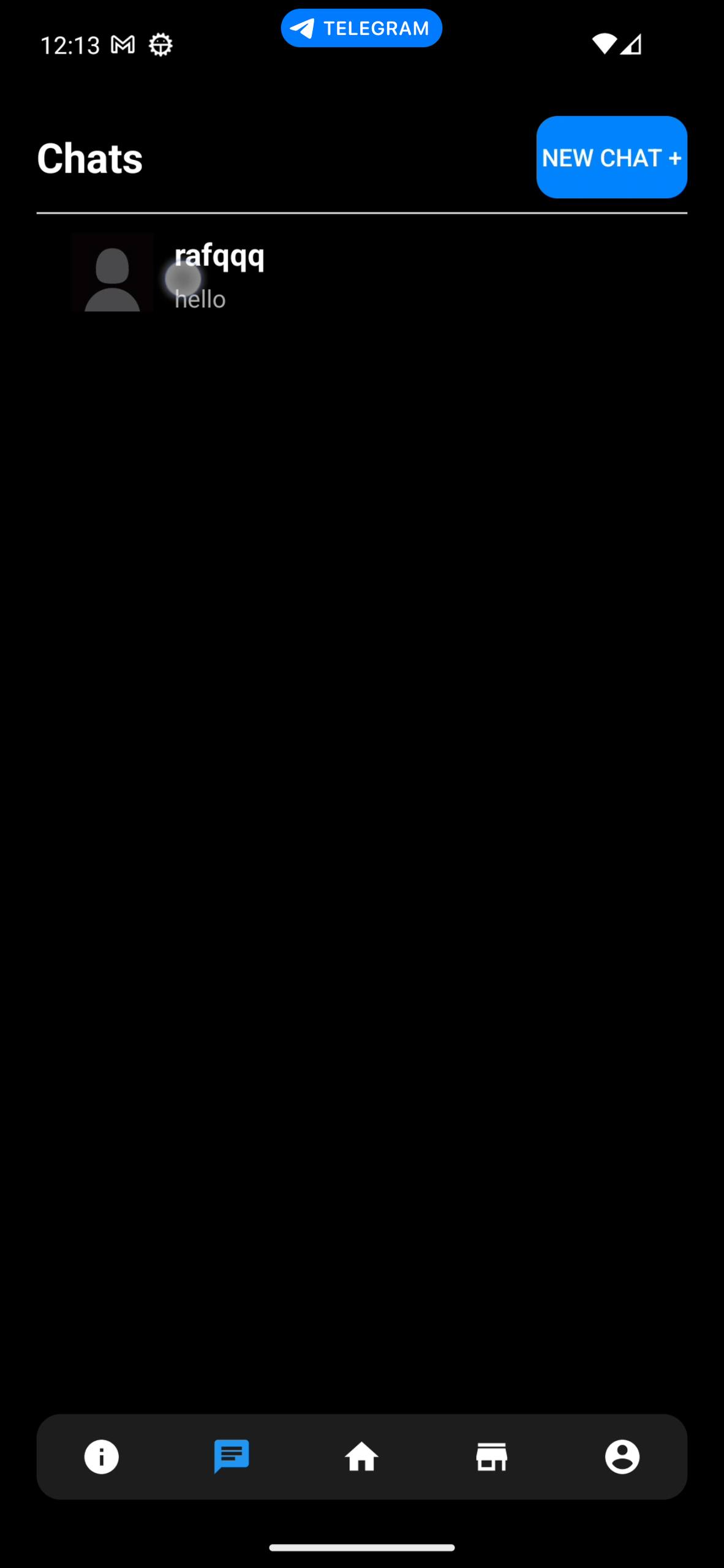 GateX private chat screenshot